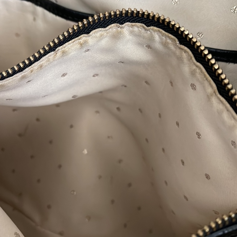 Authentic Kate Spade black quilted leather purse with gold hardware. - Picture 12 of 17